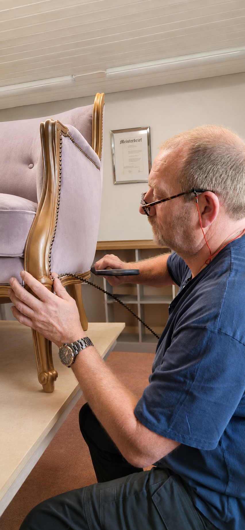 Handwerk bei Beckmann Raumausstattung